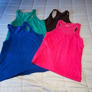 City Streets Pink Sleeveless Tank Tops
